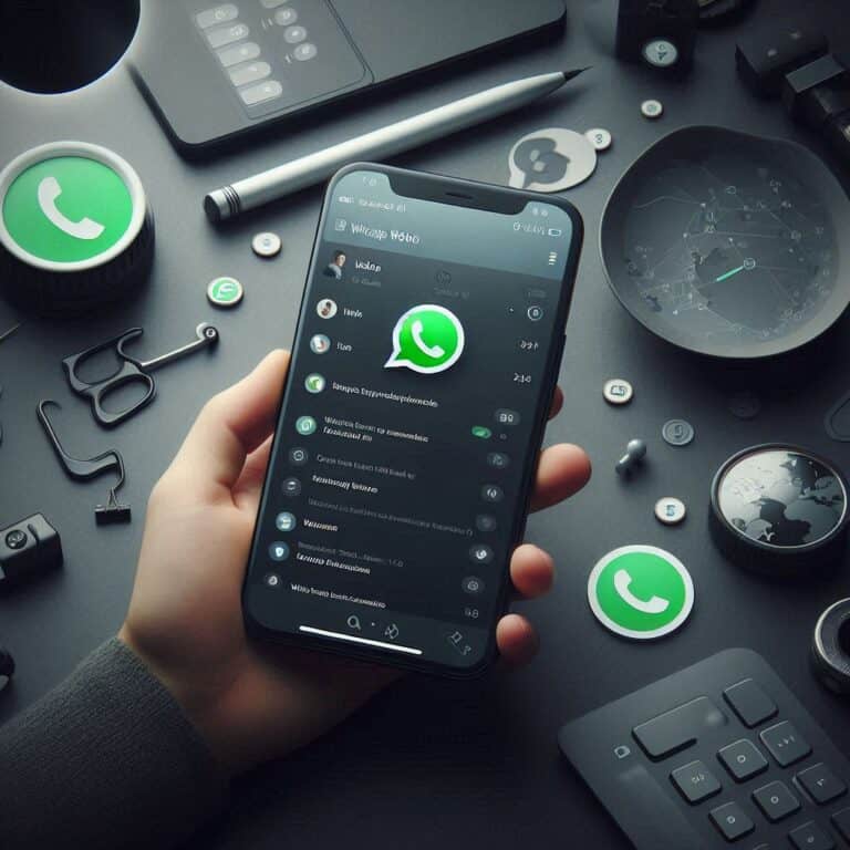WhatsApp Web: design pulito e scuro