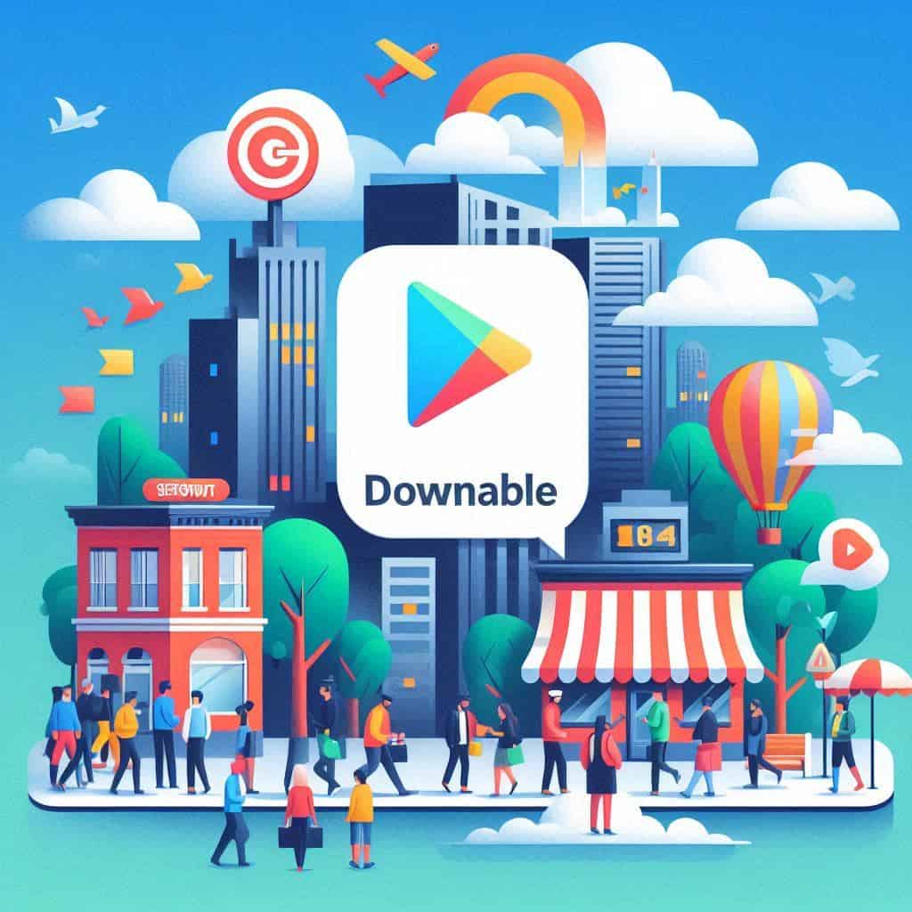Notifiche download Google Play Store