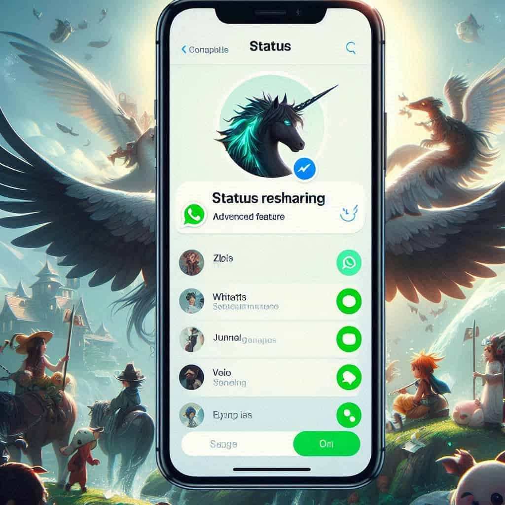 Ricondivisione stati WhatsApp: Funzione avanzata