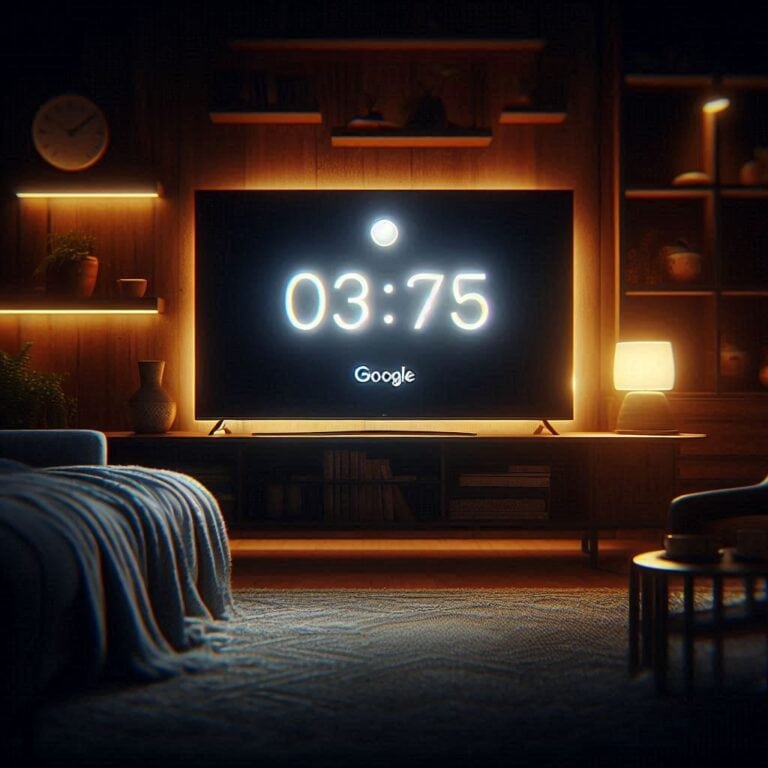 Timer Notte su Google TV