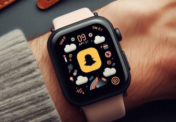 Snapchat su Apple Watch con app minimalista