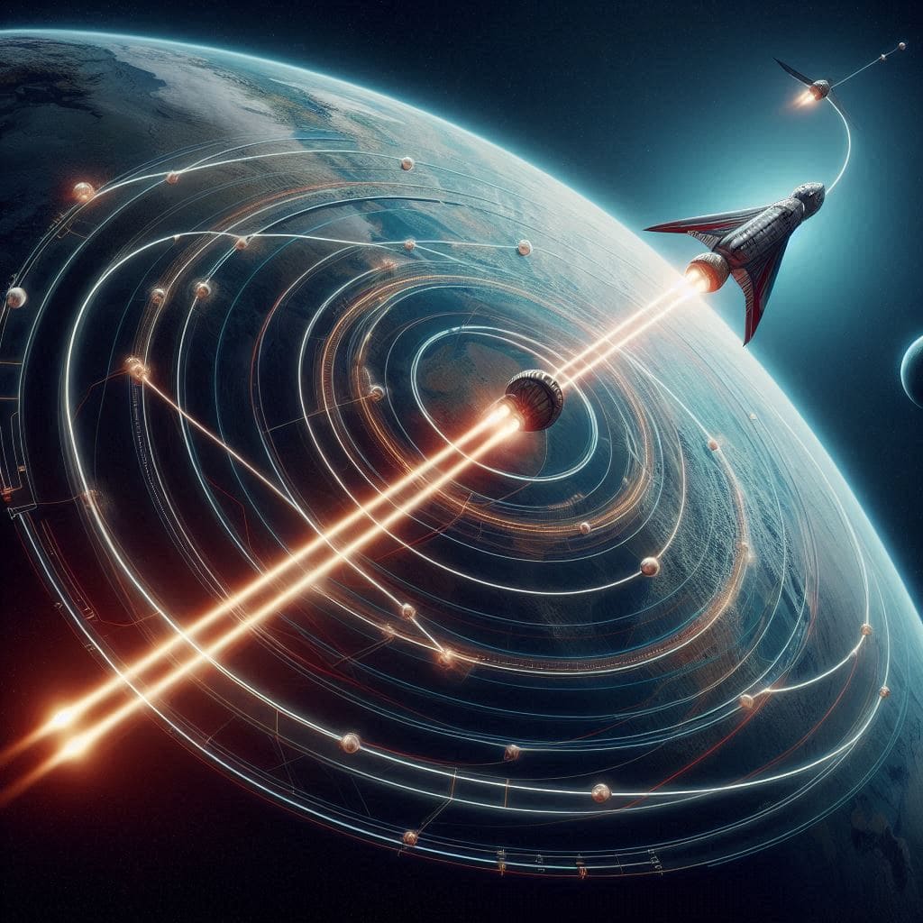 Schema di volo di Starship durante la traiettoria Terra-Marte