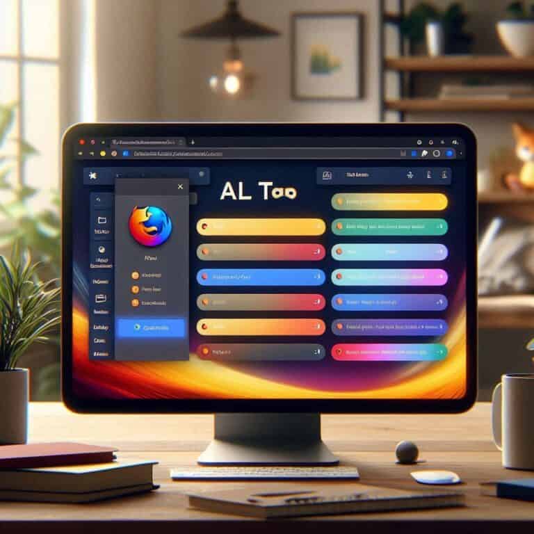 Firefox 141: Gruppi Schede AI