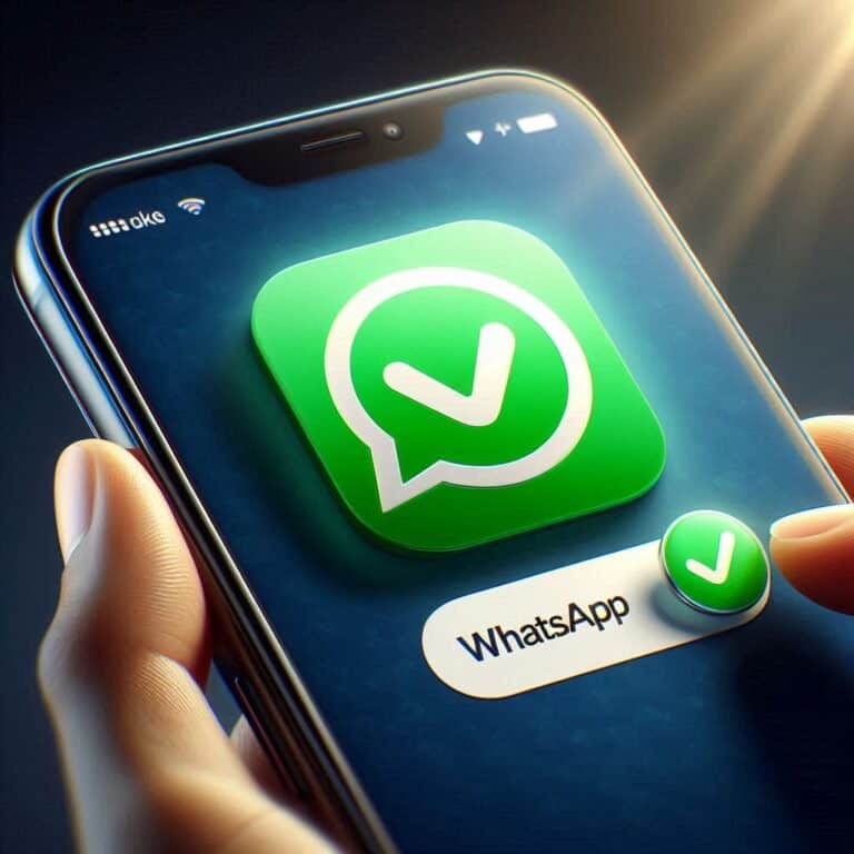 Badge di verifica link di WhatsApp