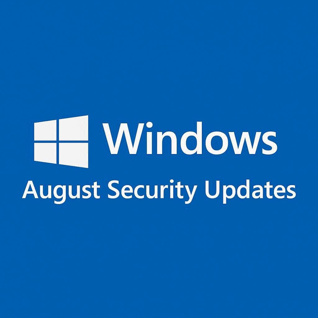 Windows: aggiornamenti sicurezza di agosto