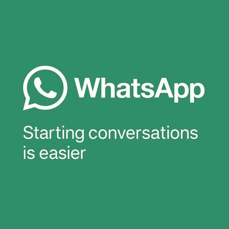 WhatsApp: avviare conversazioni è più facile