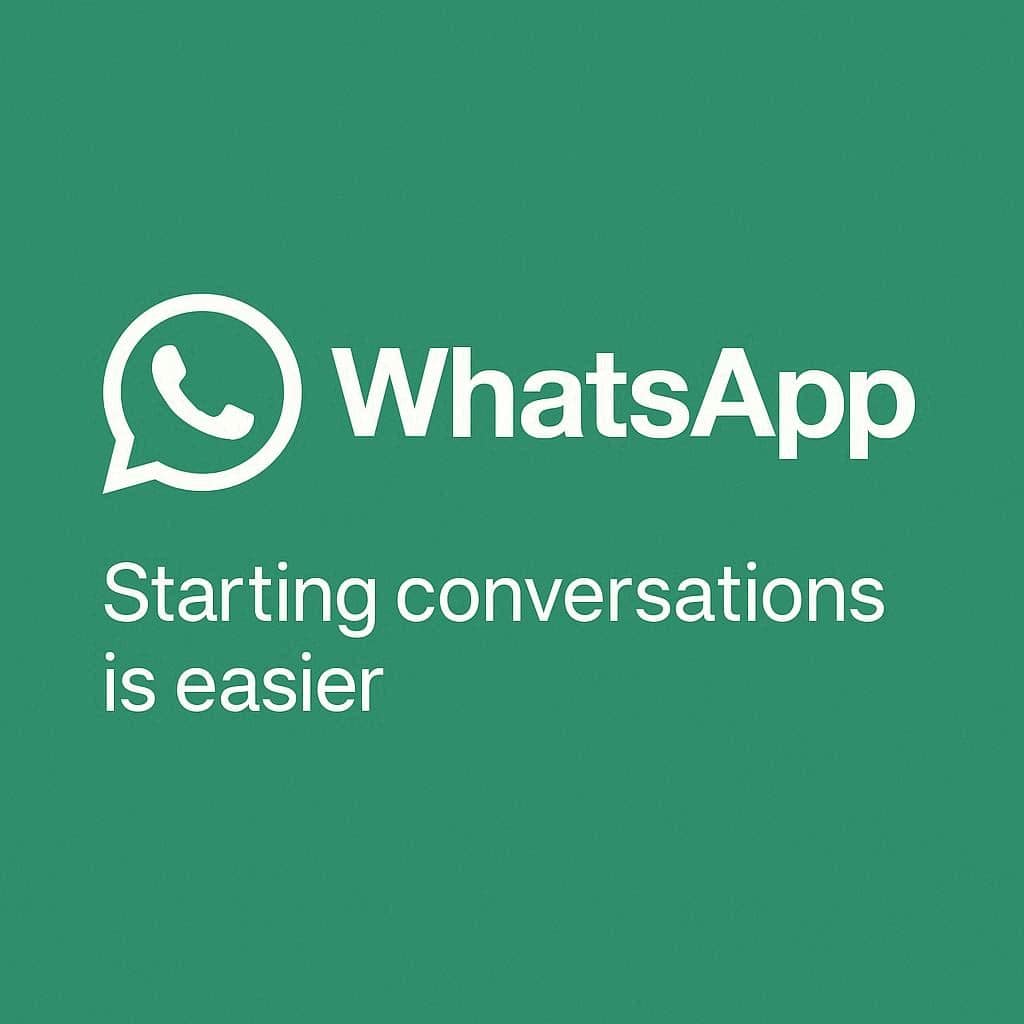WhatsApp: avviare conversazioni è più facile