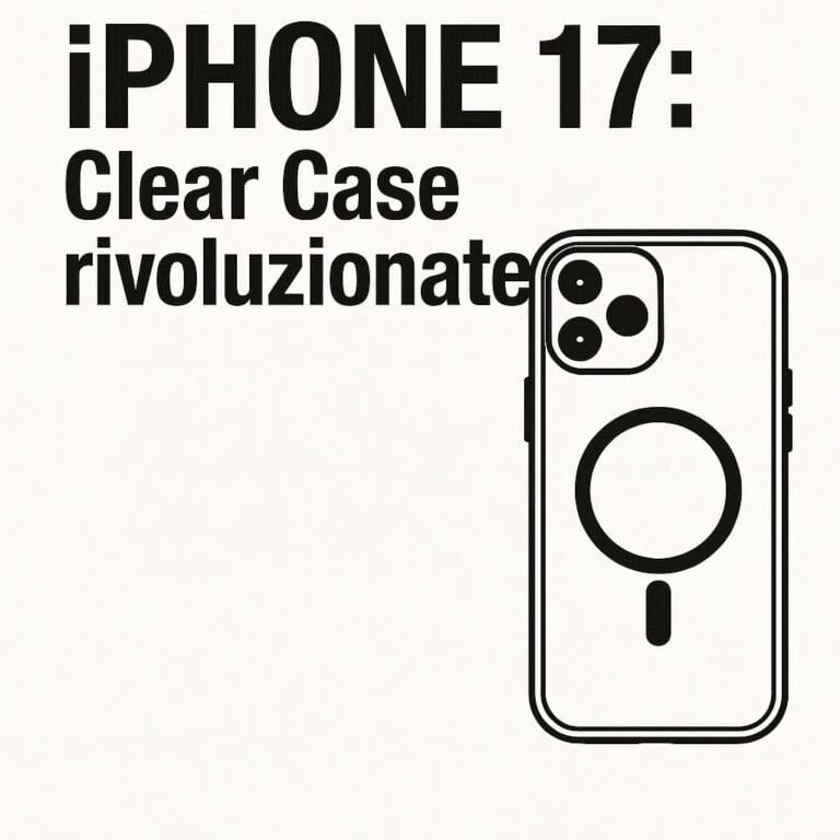iPhone 17: Clear Case rivoluzionate