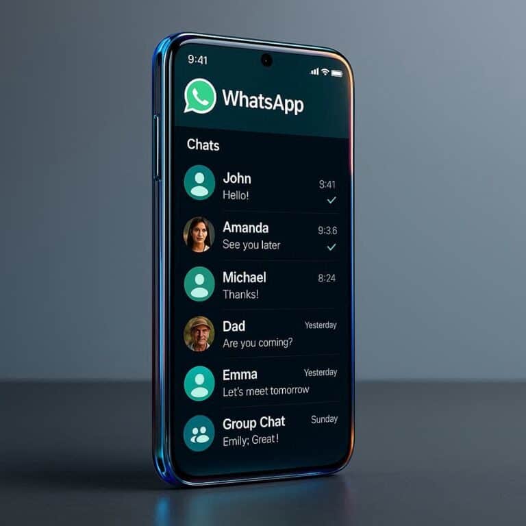 WhatsApp: design Liquid Glass