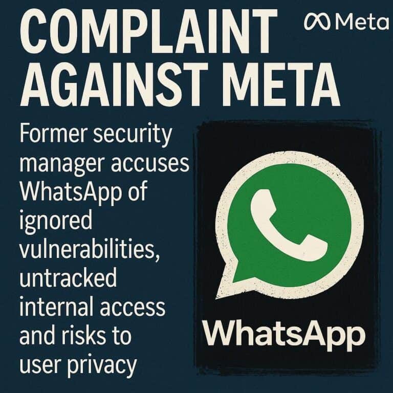 Meta e le vulnerabilità WhatsApp
