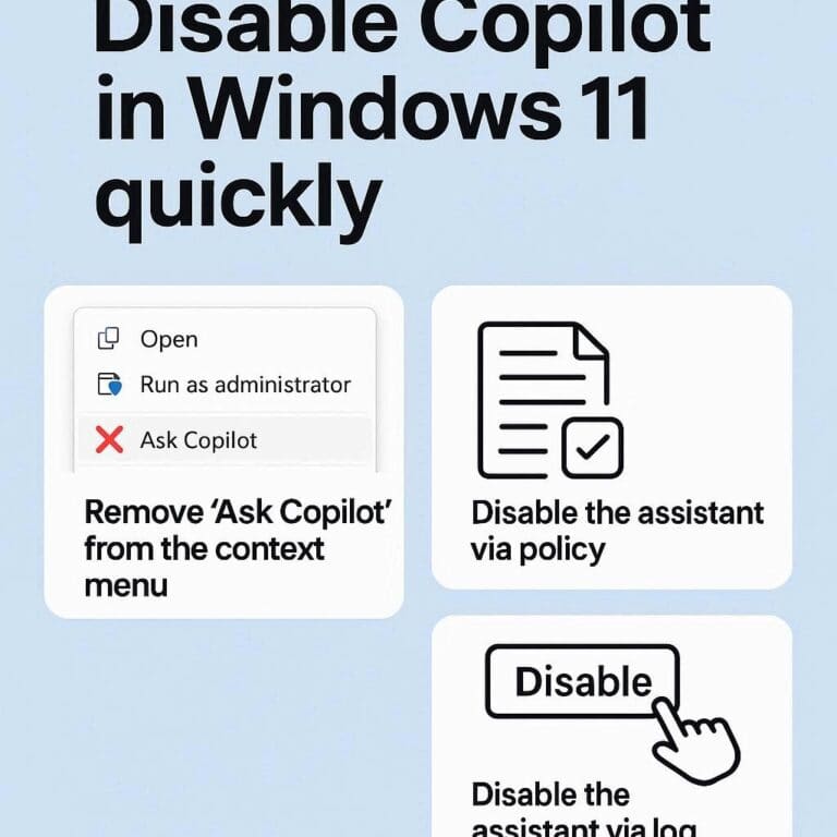 Disabilitare Copilot in 2 Minuti